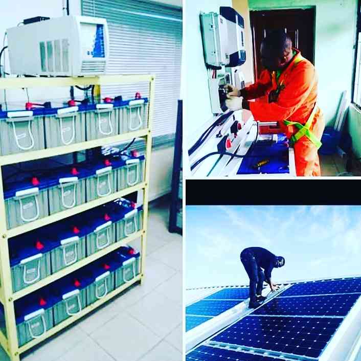 Installation of solar inverter system