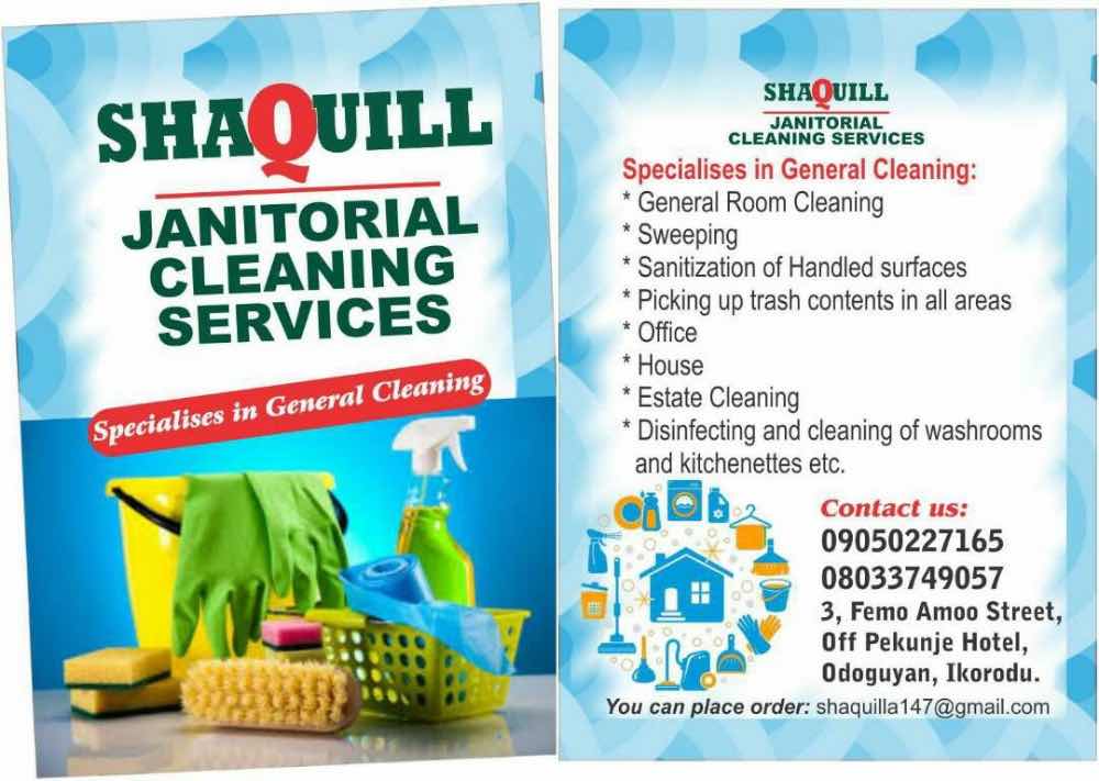 Shaquill janitorial cleaning services picture