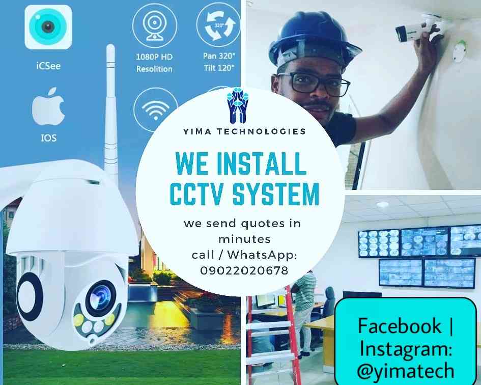 Installation of CCTV system